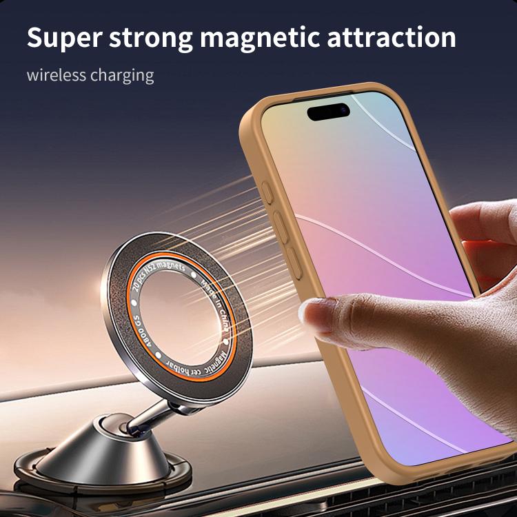 For iPhone 17 Pro Fanying Series PC Hybrid TPU Translucent Frosted MagSafe Phone Case(Desert Gold) - iPhone 17 Pro Cases by buy2fix | Online Shopping UK | buy2fix