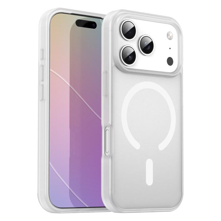 For iPhone 17 Pro Fanying Series PC Hybrid TPU Translucent Frosted MagSafe Phone Case(Matte White) - iPhone 17 Pro Cases by buy2fix | Online Shopping UK | buy2fix