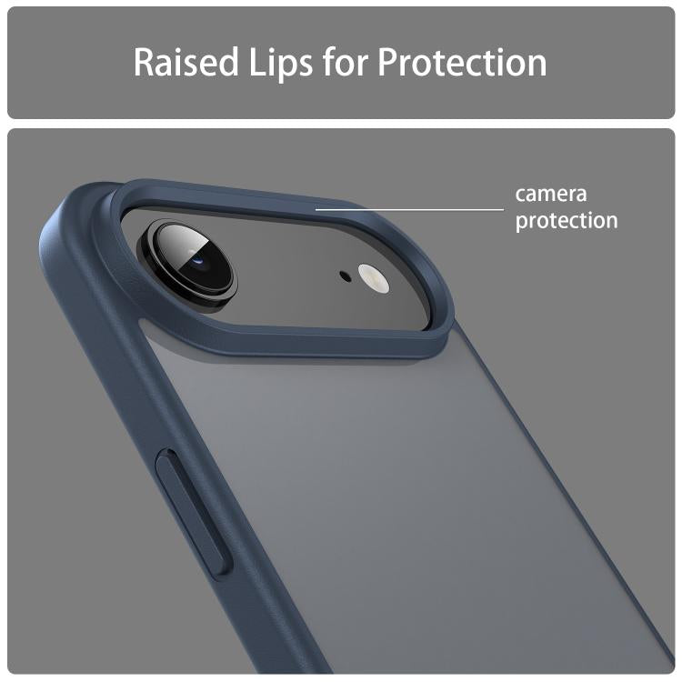 For iPhone Air Fanying Series PC Hybrid TPU Translucent Frosted Phone Case(Cyan Blue) - iPhone Air Cases by buy2fix | Online Shopping UK | buy2fix