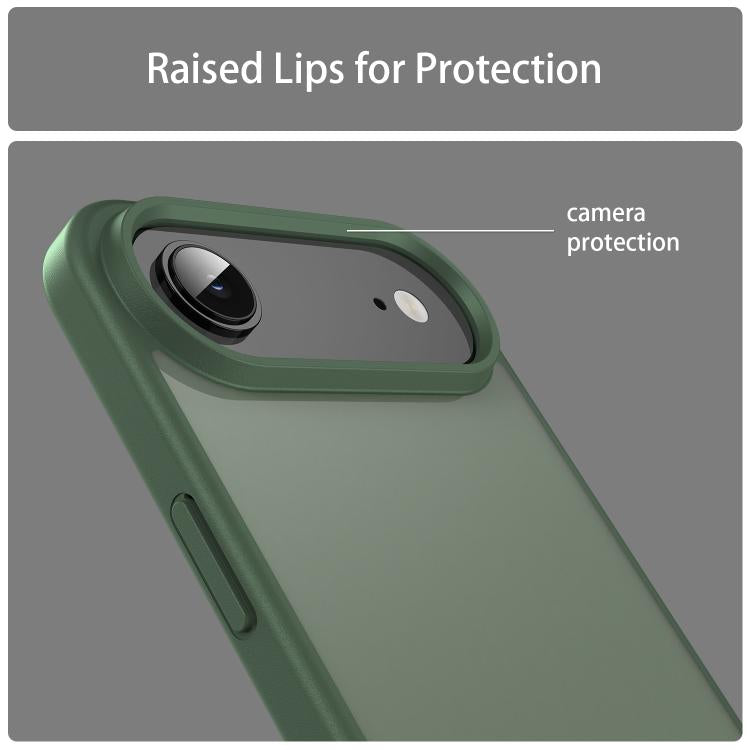 For iPhone Air Fanying Series PC Hybrid TPU Translucent Frosted Phone Case(Olive Green) - iPhone Air Cases by buy2fix | Online Shopping UK | buy2fix