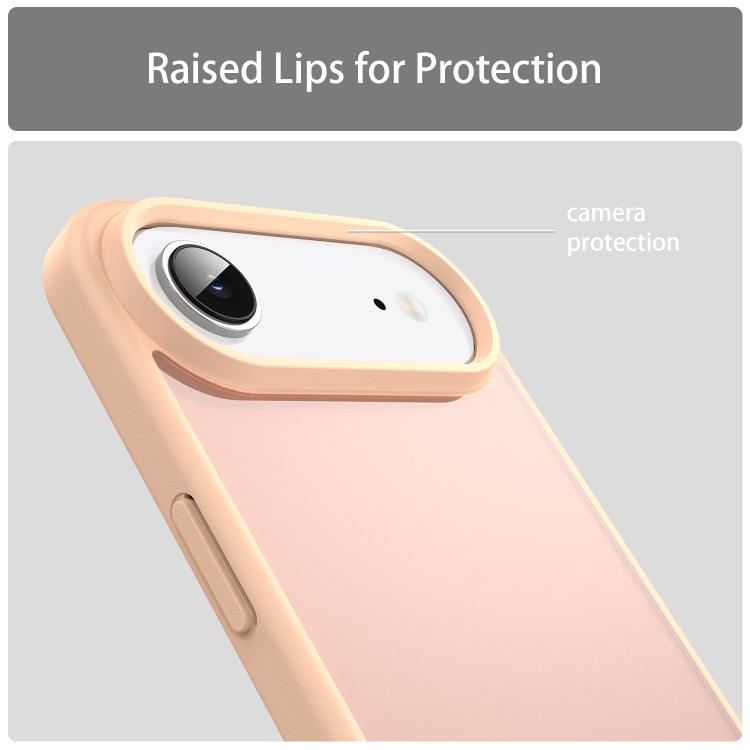 For iPhone Air Fanying Series PC Hybrid TPU Translucent Frosted Phone Case(Rouge Powder) - iPhone Air Cases by buy2fix | Online Shopping UK | buy2fix