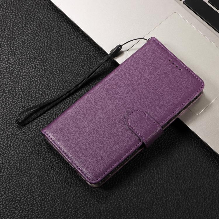 For Google Pixel 9 Pro XL / 10 Pro XL Litchi Texture RFID Blocking 3-Card Wallet Leather Phone Case(Purple) - Google Cases by buy2fix | Online Shopping UK | buy2fix
