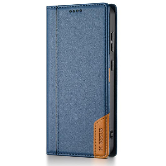 For Google Pixel 9 / 9 Pro / 10 / 10 Pro N.BEKUS P3 RFID Stitching Magnetic Flip Leather Phone Case(Blue) - Google Cases by N.BEKUS | Online Shopping UK | buy2fix