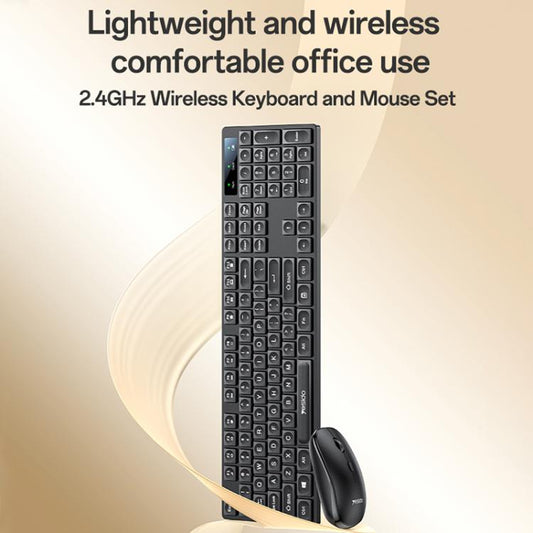 Yesido KB42 2.4G Business Wireless Keyboard Mouse Set, Version:Arabic Version(Black) - Wireless Keyboard by Yesido | Online Shopping UK | buy2fix