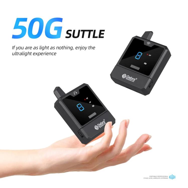 DEBRA ER-mini Portable Wireless Monitor System Transmitter & Receiver - Microphone by DEBRA | Online Shopping UK | buy2fix