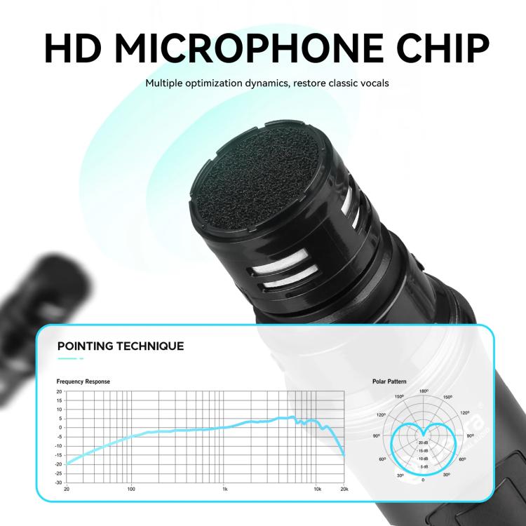 DEBRA R404 UHF Wireless Microphone 4-in-1 Professional Stage Performance Conference Handheld Mic(AU Plug) - Microphone by DEBRA | Online Shopping UK | buy2fix