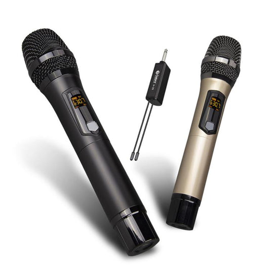 DEBRA A-25 UHF Wireless Rechargeable Microphone System for Stage KTV, Model:One Mic(Black) - Microphone by DEBRA | Online Shopping UK | buy2fix