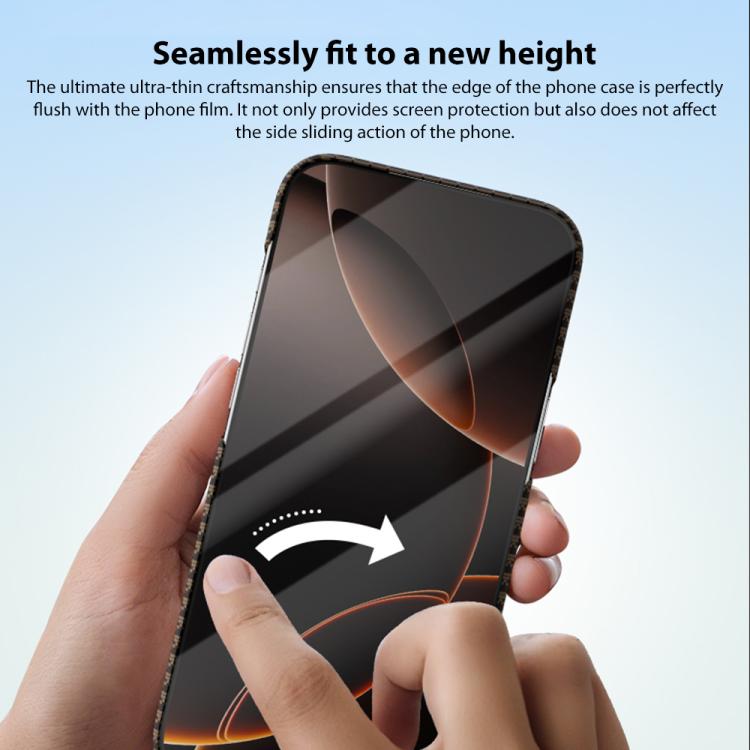 For iPhone 17 Pro Max Metal Frame Nanofiber MagSafe Magnetic Phone Case(Gold) - iPhone 17 Pro Max Cases by buy2fix | Online Shopping UK | buy2fix