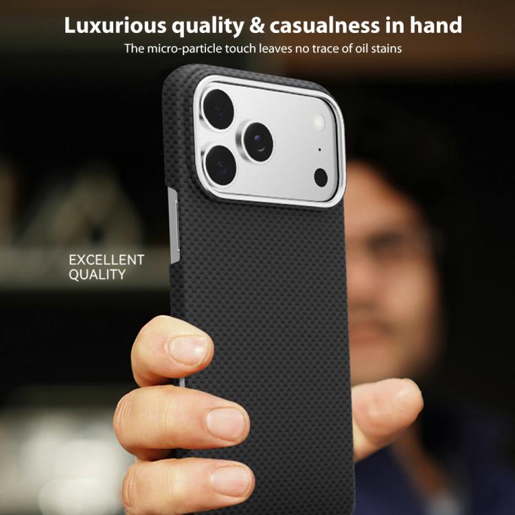 For iPhone 17 Pro Max Nanofiber MagSafe Magnetic Phone Case(Blue) - iPhone 17 Pro Max Cases by buy2fix | Online Shopping UK | buy2fix