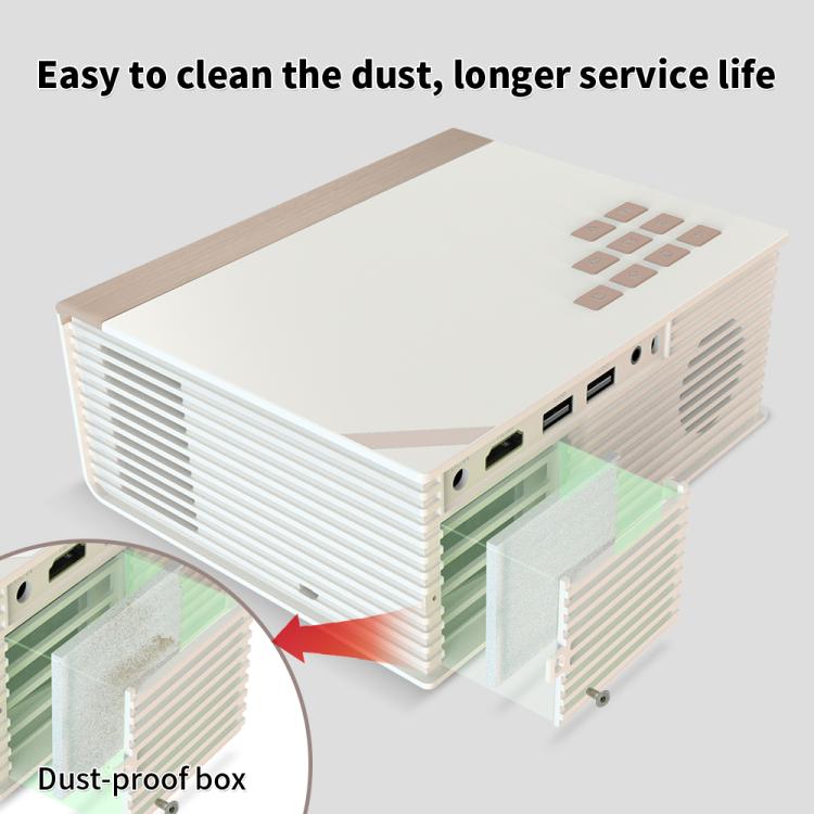 WOWOTO WWT-BL02E Android 9.0 LCD Display 1280x720P 150ANSI Smart Projector(US Plug) - LED Projector by WOWOTO | Online Shopping UK | buy2fix