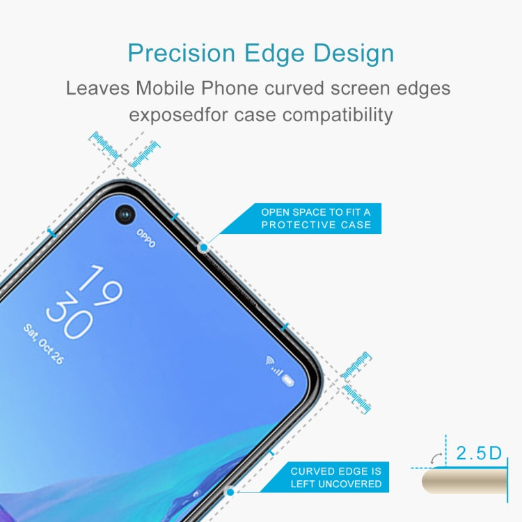 For OPPO A53 10 PCS 0.26mm 9H 2.5D Tempered Glass Film - OPPO Tempered Glass by buy2fix | Online Shopping UK | buy2fix