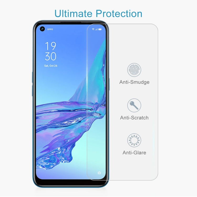 For OPPO A53 10 PCS 0.26mm 9H 2.5D Tempered Glass Film - OPPO Tempered Glass by buy2fix | Online Shopping UK | buy2fix