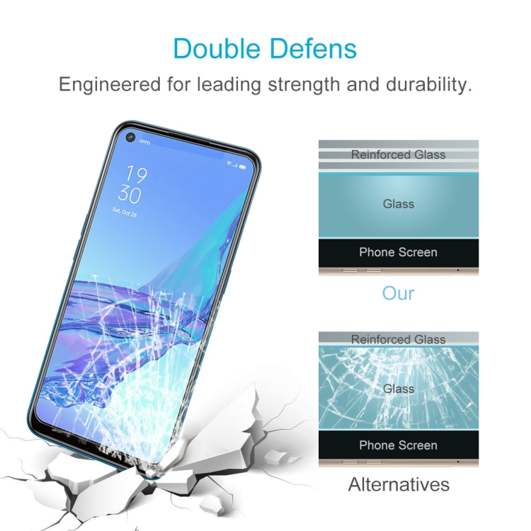 For OPPO A53 10 PCS 0.26mm 9H 2.5D Tempered Glass Film - OPPO Tempered Glass by buy2fix | Online Shopping UK | buy2fix