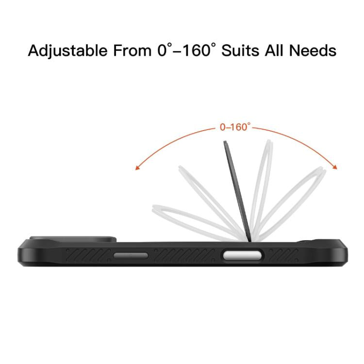 For iPhone 17 Pro Max Mutural Xuan Armor Series MagSafe Magnetic Holder Phone Case(Dark Grey) - iPhone 17 Pro Max Cases by Mutural | Online Shopping UK | buy2fix