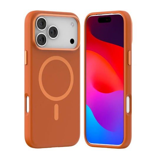 For iPhone 17 Pro Mutural Karen Series Liquid Silicone MagSafe Phone Case(Pink) - iPhone 17 Pro Cases by Mutural | Online Shopping UK | buy2fix