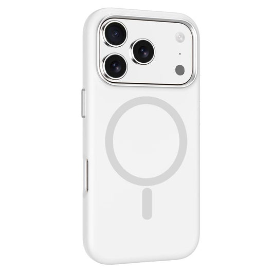 For iPhone 17 Pro Mutural Karen Series Liquid Silicone MagSafe Phone Case(White) - iPhone 17 Pro Cases by Mutural | Online Shopping UK | buy2fix