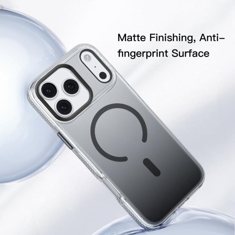 For iPhone 17 Pro Mutural Ice Series MagSafe Gradient Matte PC Hybrid TPU Phone Case(Dark Blue) - iPhone 17 Pro Cases by Mutural | Online Shopping UK | buy2fix