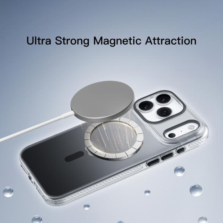 For iPhone 17 Pro Mutural Ice Series MagSafe Gradient Matte PC Hybrid TPU Phone Case(Dark Blue) - iPhone 17 Pro Cases by Mutural | Online Shopping UK | buy2fix