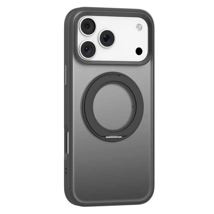 For iPhone 17 Pro Mutural Armor Series MagSafe Magnetic Holder Phone Case(Dark Grey) - iPhone 17 Pro Cases by Mutural | Online Shopping UK | buy2fix