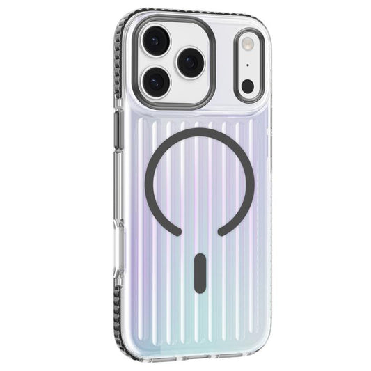 For iPhone 17 Pro Mutural Luggage Rainbow MagSafe Phone Case(Dark Grey) - iPhone 17 Pro Cases by Mutural | Online Shopping UK | buy2fix