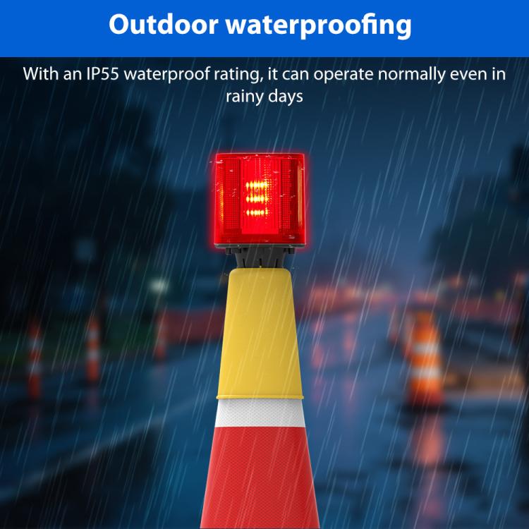 C3 Solar Traffic Light Roadblock Warning Light(Metal Bracket) - Warning Lights by buy2fix | Online Shopping UK | buy2fix