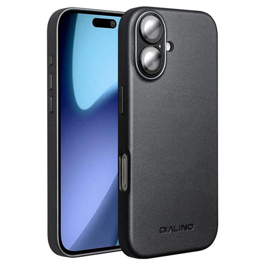 For iPhone 17 QIALINO Technology Leather MagSafe Phone Case(Black) - iPhone 17 Cases by QIALINO | Online Shopping UK | buy2fix