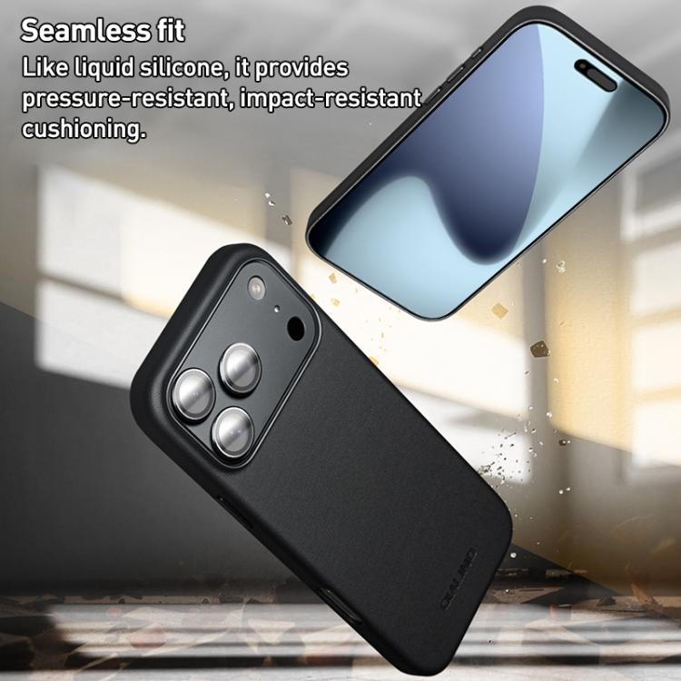 For iPhone 17 Pro QIALINO Technology Leather MagSafe Phone Case(Black) - iPhone 17 Pro Cases by QIALINO | Online Shopping UK | buy2fix