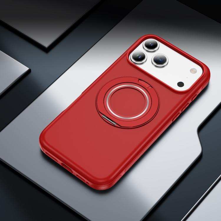 For iPhone 17 Pro Gear Holder C MagSafe Phone Case(Red) - iPhone 17 Pro Cases by buy2fix | Online Shopping UK | buy2fix