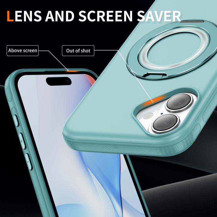 For iPhone 17 Gear Holder C MagSafe Phone Case(Light Blue) - iPhone 17 Cases by buy2fix | Online Shopping UK | buy2fix