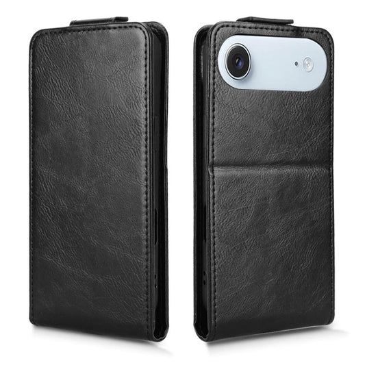 For iPhone Air Magnetic Vertical Flip Leather Phone Case with Buckle(Black) - iPhone Air Cases by buy2fix | Online Shopping UK | buy2fix
