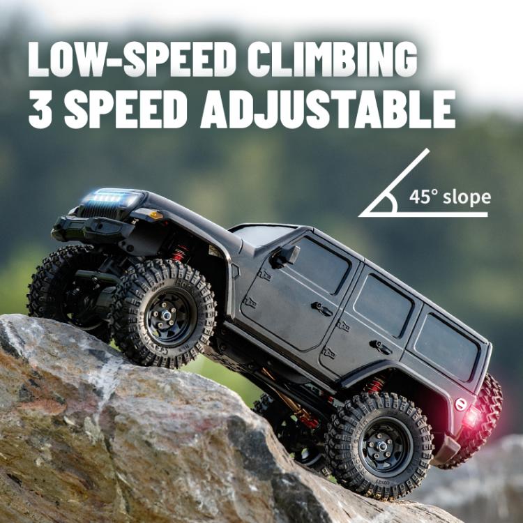 JJR/C C8801 Pro Black Warrior Edition Wrangler Simulation Climbing Remote Control Car(Black) - RC Cars by JJR/C | Online Shopping UK | buy2fix