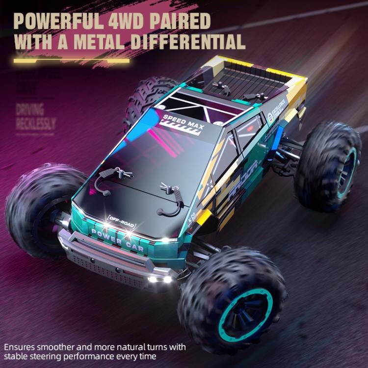 JJR/C C8821 Carbon Brush Four-wheel Drive High Speed Off-road Remote Control Car(Purple) - RC Cars by JJR/C | Online Shopping UK | buy2fix