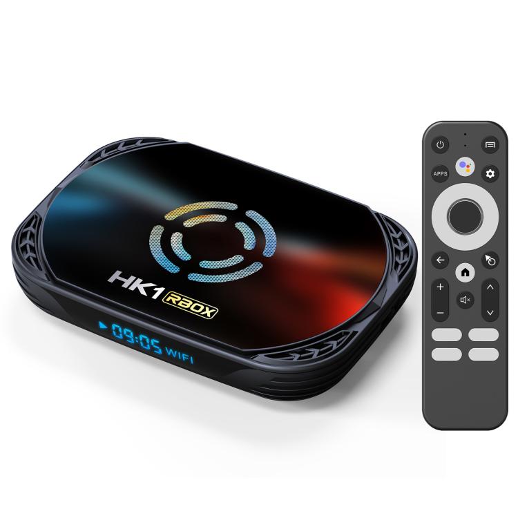 HK1 RBOX X50 Android 14 Smart TV Box with Remote Control, 4GB+128GB, Amlogic S905A Quad-Core(EU Plug) - Amlogic S905 by buy2fix | Online Shopping UK | buy2fix