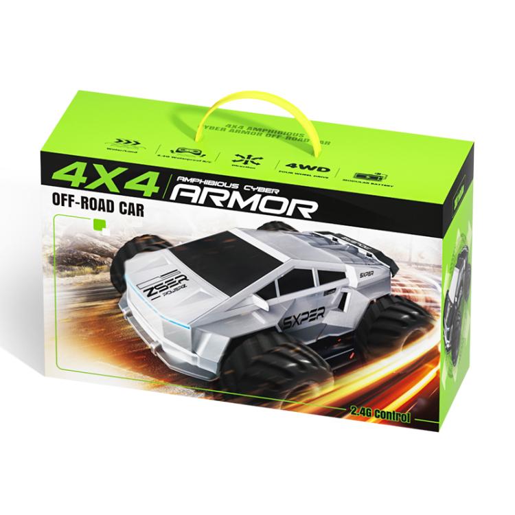 JJR/C Q212 4WD Amphibious Cyber Armor Off-road Remote Control Car(Black) - RC Cars by JJR/C | Online Shopping UK | buy2fix