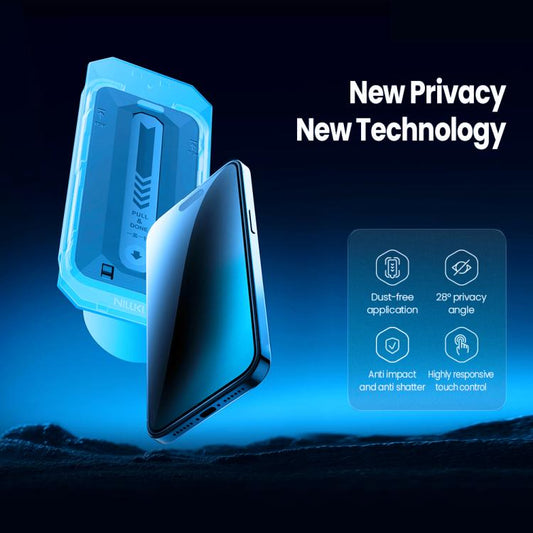 For iPhone 17 Pro Max NILLKIN Guardian Full Coverage Privacy Tempered Glass Film with Dust-free Cabin - iPhone 17 Pro Max Tempered Glass by NILLKIN | Online Shopping UK | buy2fix