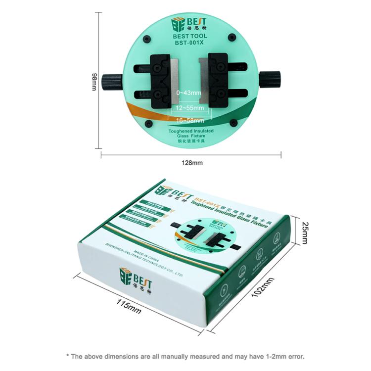 BEST BST-001X Ring-Shaped Toughened Heat Insulated Motherboard Repair Glass Fixture - Repair Fixture by BEST | Online Shopping UK | buy2fix