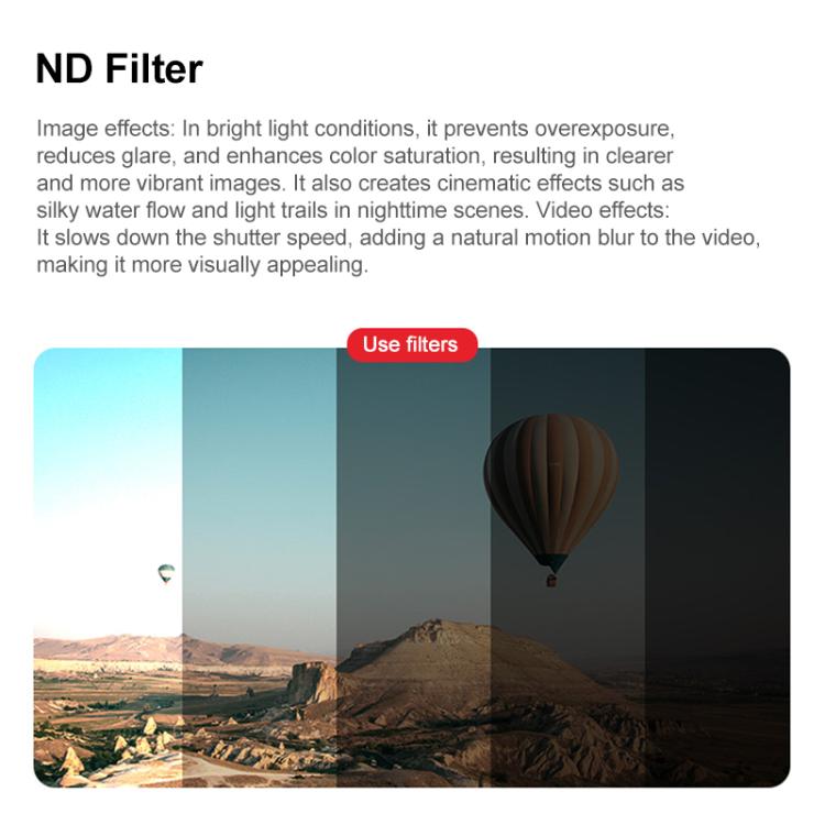 For DJI Mini 5 Pro JSR KB Series Drone Camera Lens Filter, Filter:Black Mist 1/4 - Lens Filter by JSR | Online Shopping UK | buy2fix