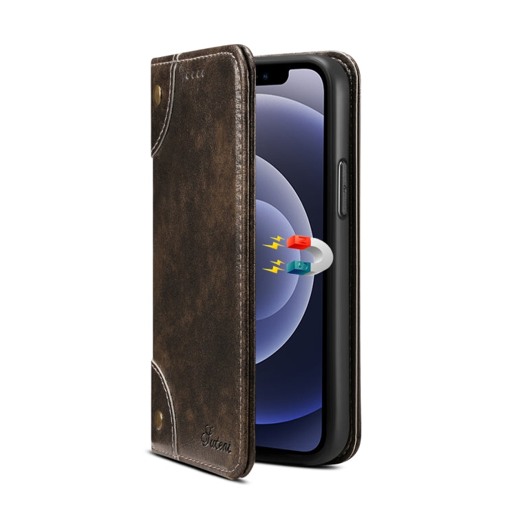 For iPhone 12 Pro Max Baroque Simple Horizontal Flip Leather Case with Holder & Card Slots & Wallet(Black) - iPhone 12 Pro Max Cases by buy2fix | Online Shopping UK | buy2fix