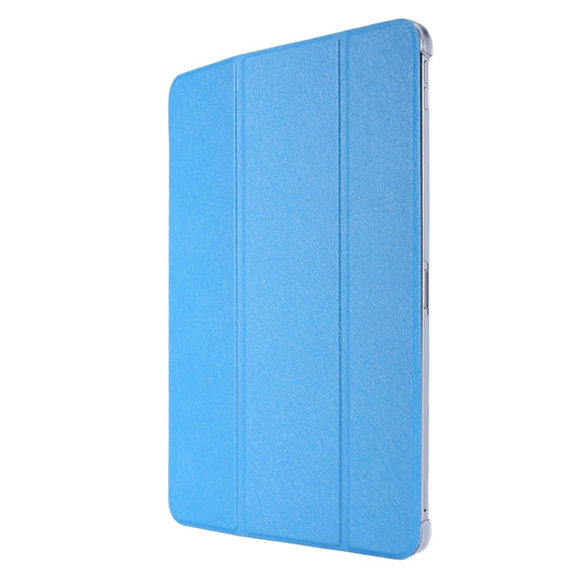 Silk Texture Flip Magnetic PU Leather Smart Case with Three-folding Holder For iPad Air 11 2024 / Air 2022 / 2020 10.9(Blue Sky) by buy2fix