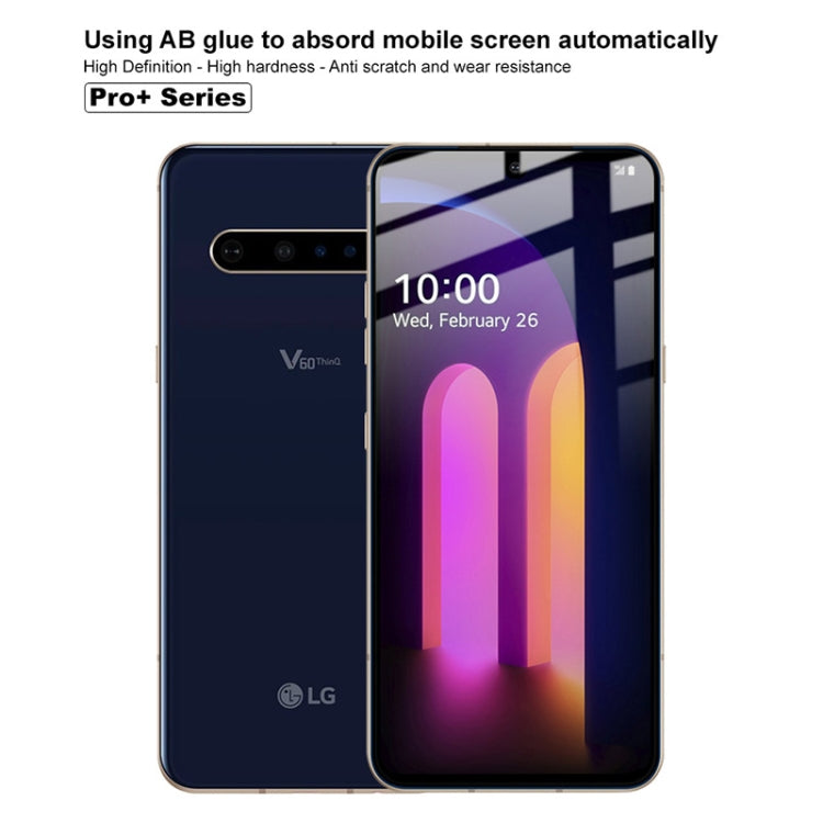 For LG V60 ThinQ 5G IMAK 9H Surface Hardness Full Screen Tempered Glass Film Pro+ Series - LG Tempered Glass by imak | Online Shopping UK | buy2fix