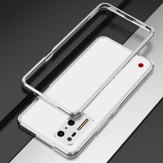 For Smartisan Nut R2 Lens Protector + Metal Frame Protective Case(Silver) - More Brand by buy2fix | Online Shopping UK | buy2fix