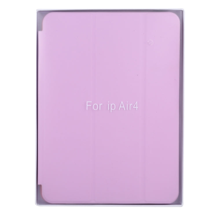 3-fold Horizontal Flip Smart Leather Case with Sleep / Wake-up Function & Holder For iPad Air 4/5 (Pink) - iPad Air (2022) / (2020) 10.9 Cases by buy2fix | Online Shopping UK | buy2fix