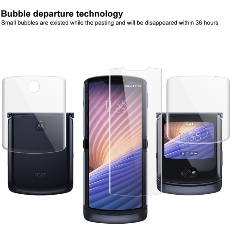 For Motorola Razr 5G IMAK Hydrogel Film III Full Coverage Screen + Back Cover Protector - Others by imak | Online Shopping UK | buy2fix