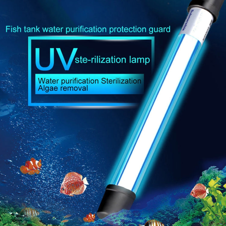 220V 9W UV Ultraviolet Algae Disinfection Fish Tank Lamp, EU Plug - Fish Tank Lamps by buy2fix | Online Shopping UK | buy2fix