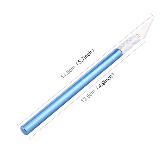 WLXY-9309 Metal Carving Knife Professional Mobile Phone Repair Tool with 6 Blades by WLXY