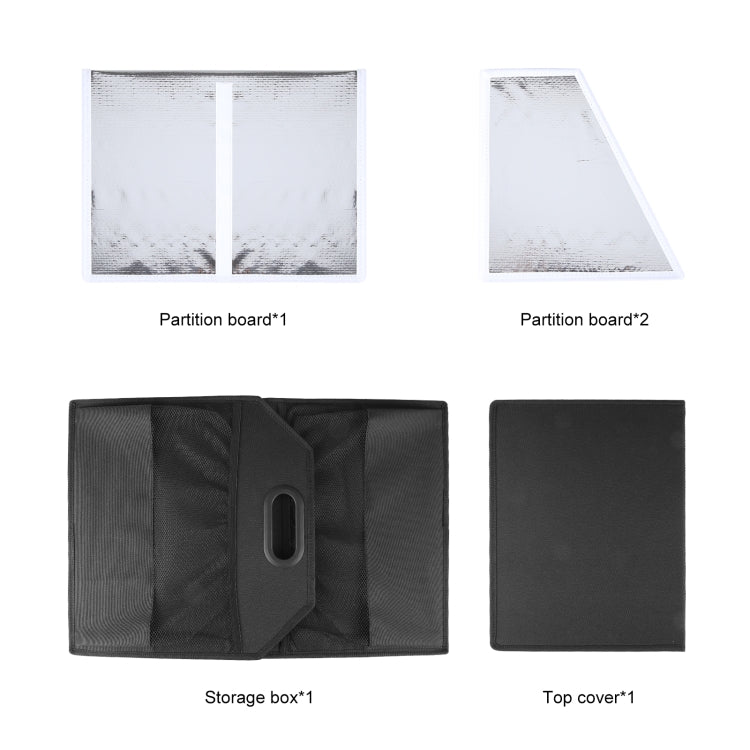 FunAdd Foldable Storage Fresh Box Vehicle Trunk Organizer Bag Transportation Fresh-keeping Box (Black) by FunAdd