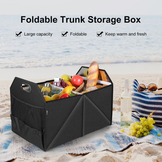 FunAdd Foldable Storage Fresh Box Vehicle Trunk Organizer Bag Transportation Fresh-keeping Box (Black) by FunAdd