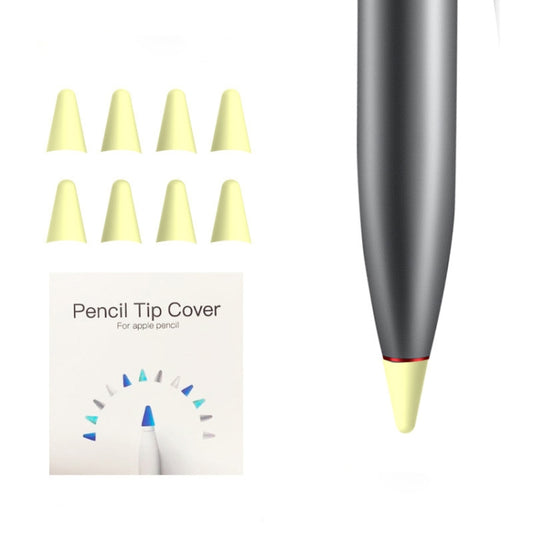 8 PCS Non-slip Mute Wear-resistant Nib Cover for M-pencil Lite (Yellow) by buy2fix