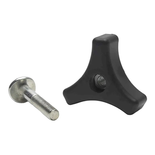 Lawn Mower Handle Bar Wheel Triangle Handle Knob with 5cm Screw by buy2fix