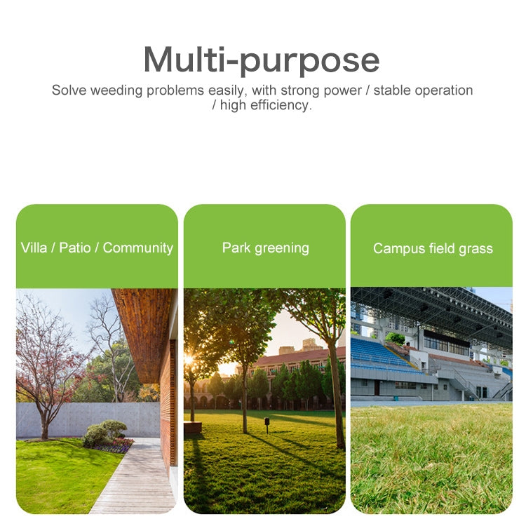 Portable Household Electric Lithium Battery Lawn Mower Weeder, EU Plug by buy2fix